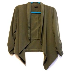 Shine star Olive Green Jacket